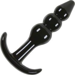 NS Novelties Jelly Rancher Ripple T Plug, 4 Inch, Black