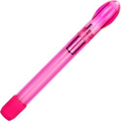 CalExotics Slender Tulip Wand Vibrator, 6.75 Inch, Pink