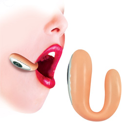 Surenda USB Rechargeable Oral Sex Aid Vibrator, Flesh