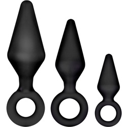 Luxe Candy Rimmer Anal Training Kit, Black