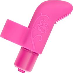 Blush Play with Me Silicone Finger Vibrator, 3.5 Inch, Pink