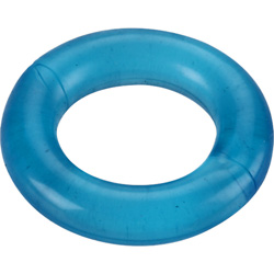 Spartacus Flexible Elastomer Round Donut Cock Ring, Blue