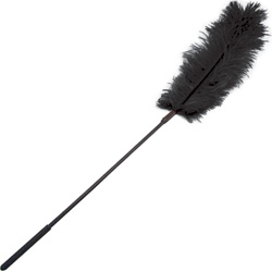 Sportsheets Ostrich Feather Tickler, 16 Inch, Black