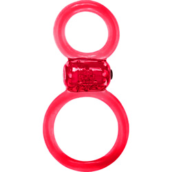 Screaming O Ofinity Plus Vibrating Cockring, Red