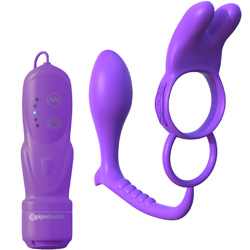 Fantasy C-Ringz Ass-Gasm Vibrating Rabbit, Purple