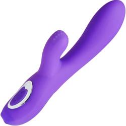 nu Sensuelle Femme Luxe 10 Function Rechargeable Rabbit Vibrator, Purple
