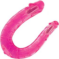 Wet Dreams Frenzy Dual Pleasure Personal Vibrator, 12 Inch, Pink Passion