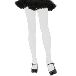 Leg Avenue Nylon Opaque Tights, One Size, White