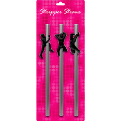 Stripper Straws, Male, Pack of 3