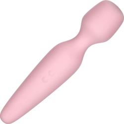 CalExotics Inspire Silicone Rechargeable Vibrating Ultimate Wand, 8.5 Inch, Pink