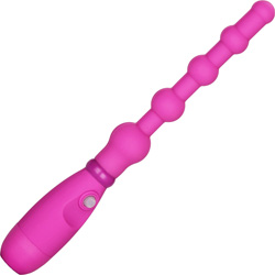 CalExotics Booty Call Booty Flexer Vibrating Anal Probe, 5.75 Inch, Pink