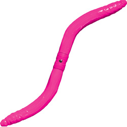 Nasstoys Bendable Double Vibe with EZ Touch Control, 18 Inch, Pink