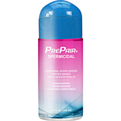 PrePair Spermicidal Water-Based Personal Lubricant, 3.5 fl.oz (104 mL)