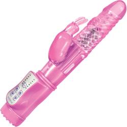 Nasstoys Energize Her Bunny 4 Waterproof Rabbit Vibrator, 9 Inch, Passion Pink