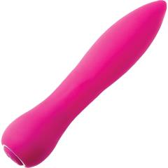 Sensuelle Bobbii Silicone 69 Functions Rechargeable Personal Vibrator, Magenta