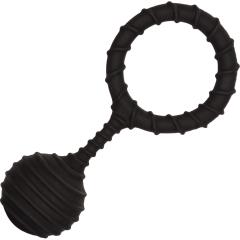 COLT XL Weighted Silicone Cock Ring, 1.75 Inch, Black