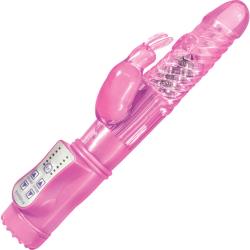 Energize Her Bunny 2 Rotating Rechargeable Dual Motor Rabbit Vibe, 9 Inch, Pink