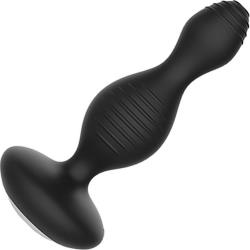 ElectroShock E-Stim Vibrating Butt Plug, 5.5 Inch, Black