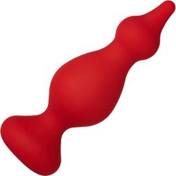 Forto F-30 Pointer Anal Plug, 4.5 Inch, Red