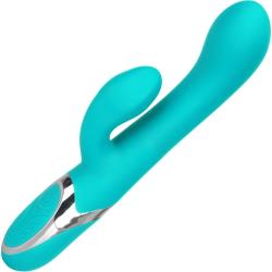 CalExotics Enchanted Lover Dual Action Vibrator, 9 Inch, Turquoise