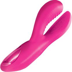 Bela Rechargeable Clit Tickler Vibrator, 6.5 Inch, Pink