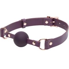 Fifty Shades Freed Cherished Collection Leather Ball Gag, Plum