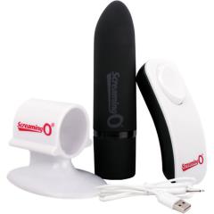 Screaming O Charged Positive Rechargeable Vibrator with Wireless Remote, Black