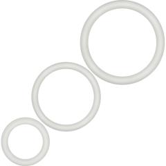 Performance Pure Premium Silicone Cockrings, VS4 White