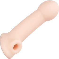 2 Inch Extra Length Penis Extension with Scrotum Support, Ivory