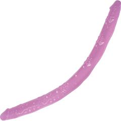 Butt to Butt Double Play Dual Ended Dildo, 18 Inch, Bubblegum Pink