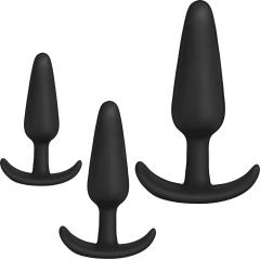 Mood Naughty 1 Silicone Anal Trainer Set, Black
