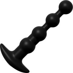 Anal Fantasy Elite Rechargeable Silicone Anal Beads, 6.7 Inch, Black