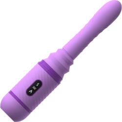 Fantasy For Her Love Thrust-Her Warming Silicone Vibrator, 12 Inch, Lavender