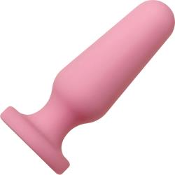 Evolved One Night Stand Silicone Anal Love Plug, 2.9 Inch, Pink