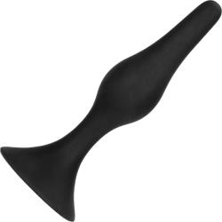 Booty Call Booty Starter Silicone Anal Plug for Beginners, 2.75 Inch, Black