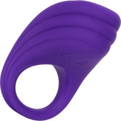 Passion Enhancer Rechargeable Vibrating Silicone Cock Ring, Purple