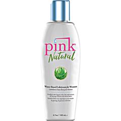 Pink Natural Water Based Intimate Lubricant for Women, 4.7 fl.oz (140 mL)