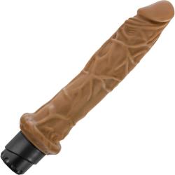 Dr Skin Cock Vibe 8 Realistic Personal Massager, 9.75 Inch, Mocha