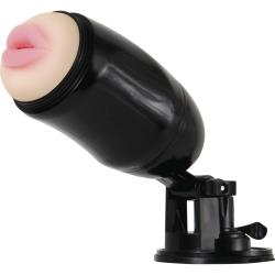 Adam and Eve Adam`s Turbo Dual Stroker with Suction Mount Base, Black