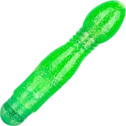 Sparkle Twinkle Teaser Vibrator, 6.5 Inch, Sour Apple Green