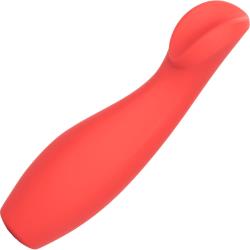 Red Hot Ignite Rechargeable Silicone Personal Vibrator, 5 Inch, Lava Red