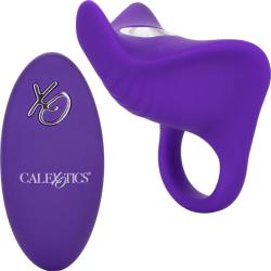 CalExotics Silicone Orgasm Ring with Wireless Remote, 1 Inch, Passion Purple