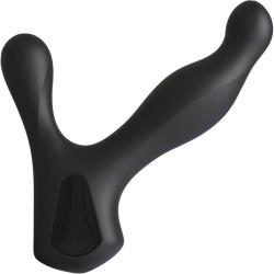 OptiMALE Rimming Rechargeable Prostate Massager, 7 Inch, Black