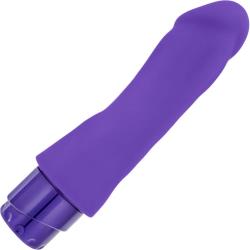 Luxe Marco Silicone Personal Vibrator, 7.75 Inch, Purple Pop