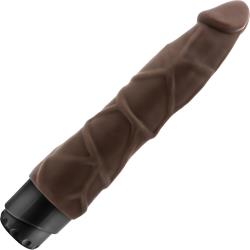 Dr Skin Cock Vibe 1 Realistic Personal Massager, 9 Inch, Dark Chocolate