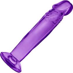 B Yours Sweet N Dildo with Suction Cup, 6 Inch, Purple