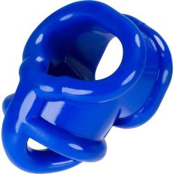 OxBalls Ballsling with Testicle Splitter, 3 Inch, Police Blue