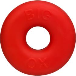 OxBalls Big Ox Cockring with Plus Silicone, 2.25 Inch, Red Ice