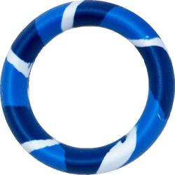 MajorDick Commando Silicone Penis Ring, 1.75 Inch, Blue Camo
