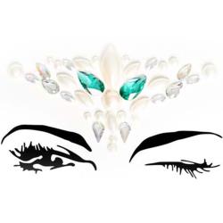 Sirene Adhesive Face Jewels Sticker, Pack of 6